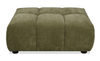 Made in Canada Pebble 42" Fabric Ottoman - Green | Pouf Pebble de 42 po fabriqué au Canada en tissu - vert