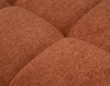 Made in Canada Pebble 45" Fabric Chair with Matching Accent Pillows - Orange | Fauteuil Pebble de 45 po fabriqué au Canada en tissu avec coussins décoratifs assortis - orange
