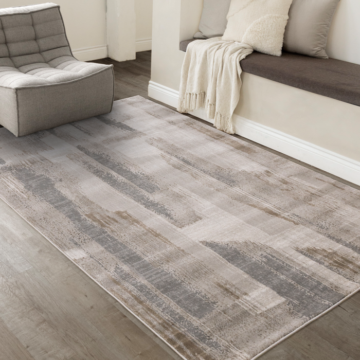 Carpette Peyton taupe vieilli - 7 pi 10 po x 10 pi