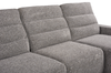Shaquille O’Neal Home Prestige 4-Piece Sectional with Power Sliding and Storage Chaise – Grey | Sofa sectionnel Prestige de Shaquille O’Neal Home 4 pièces avec coulissement électrique et fauteuil long de rangement - gris