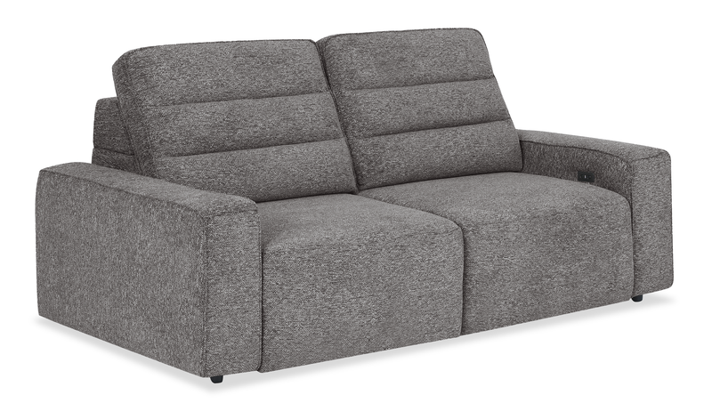 Sofa-lit sectionnel Prestige de Shaquille O’Neal Home avec coulissement électrique - gris