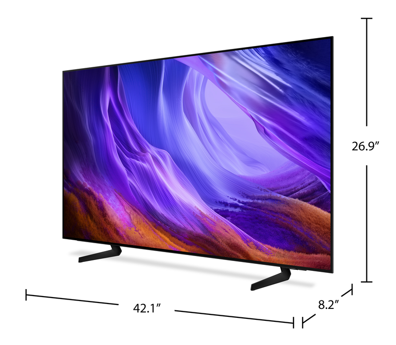 Téléviseur intelligent DELO SAMSUNG S85H 4K de 48 po avec Vision AI (QN48S85HAEXZC) - modèle 2026 
