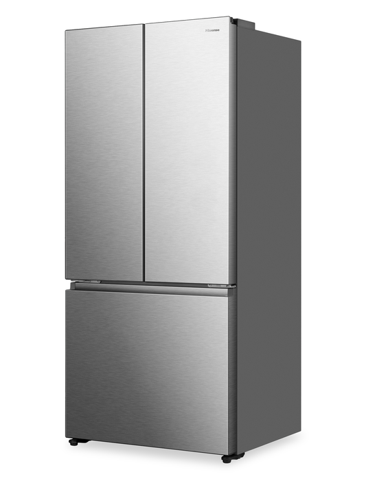 Réfrigérateur Hisense de 19,3 pi3 et de 32 po de profondeur comptoir à portes françaises - acier inoxydable - RF19A3CSEI