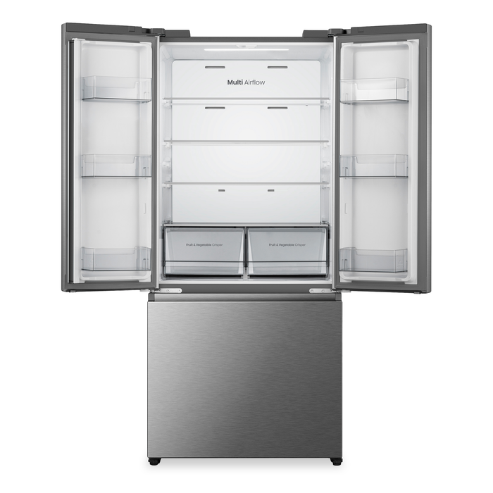 Réfrigérateur Hisense de 19,3 pi3 et de 32 po de profondeur comptoir à portes françaises - acier inoxydable - RF19A3CSEI