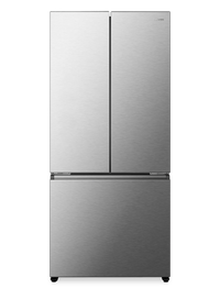 Réfrigérateur Hisense de 19,3 pi3 et de 32 po de profondeur comptoir à portes françaises - acier inoxydable - RF19A3CSEI