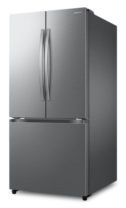 Réfrigérateur à 3 portes Bespoke de Samsung de 25 pi3 et de 33 po à portes françaises avec IA - acier inoxydable - RF25C5A01SRAA
