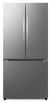 Réfrigérateur à 3 portes Bespoke de Samsung de 25 pi3 et de 33 po à portes françaises avec IA - acier inoxydable - RF25C5A01SRAA