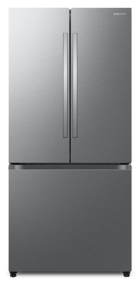 Réfrigérateur à 3 portes Bespoke de Samsung de 25 pi3 et de 33 po à portes françaises avec IA - acier inoxydable - RF25C5A01SRAA