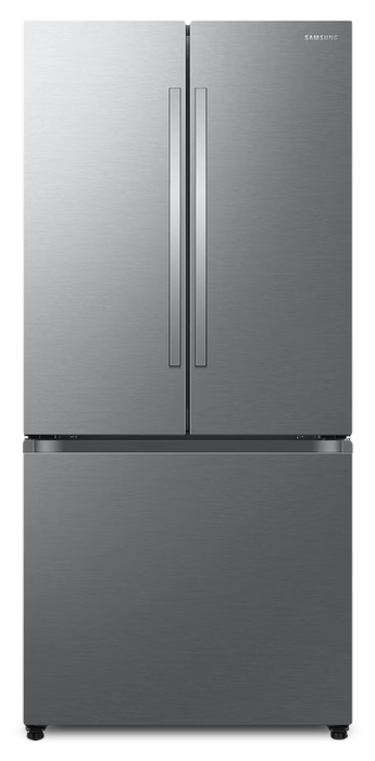 Réfrigérateur à 3 portes Bespoke de Samsung de 25 pi3 et de 33 po à portes françaises avec IA - acier inoxydable - RF25C5A01SRAA