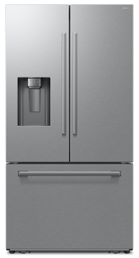  Réfrigérateur Bespoke de Samsung de 24 pi3 et de 35,8 po de profondeur comptoir à portes françaises – acier inoxydable - RF70H25HERAA