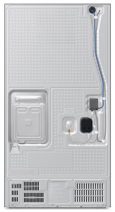 Réfrigérateur Bespoke de Samsung de 24 pi3 et de 35,8 po de profondeur comptoir à portes françaises – acier inoxydable - RF70H25HERAA