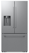 Réfrigérateur à 3 portes Bespoke de Samsung de 29 pi3 et de 35,88 po à portes françaises avec IA - argenté - RF70H30HERAA