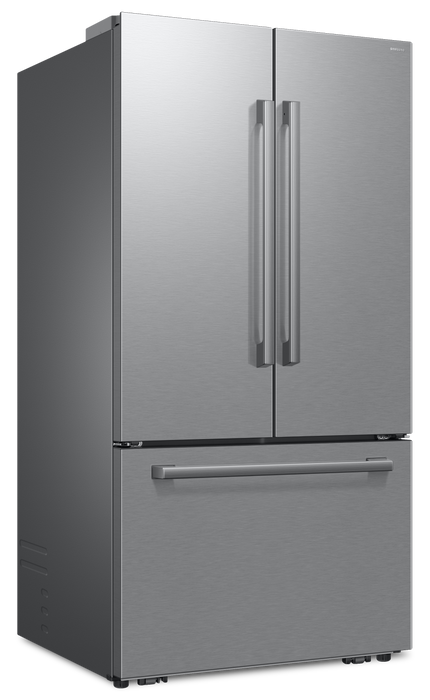 Réfrigérateur à 3 portes Bespoke de Samsung de 29 pi3 et de 35,88 po à portes françaises avec IA - acier inoxydable - RF70H30KERAA
