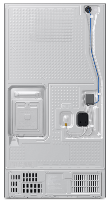 Réfrigérateur à 3 portes Bespoke de Samsung de 29 pi3 et de 35,88 po à portes françaises avec IA - acier inoxydable - RF70H30KERAA