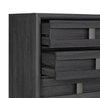 Rocco Bedside 2-Drawer Nightstand with Built-In Charging Port, 25"W x 26"H - Dark Grey | Table de nuit Rocco de 25 po (L) x 26 po (H) à 2 tiroirs avec port de recharge intégré - gris foncé