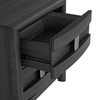 Rocco Bedside 2-Drawer Nightstand with Built-In Charging Port, 25"W x 26"H - Dark Grey | Table de nuit Rocco de 25 po (L) x 26 po (H) à 2 tiroirs avec port de recharge intégré - gris foncé