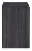 Rocco Bedside 2-Drawer Nightstand with Built-In Charging Port, 25"W x 26"H - Dark Grey | Table de nuit Rocco de 25 po (L) x 26 po (H) à 2 tiroirs avec port de recharge intégré - gris foncé