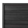 Rocco Storage Bed with 2 Built-In Footboard Drawers & LED Lit Headboard, Dark Grey - Queen Size  | Lit de rangement Rocco avec 2 tiroirs de pied de lit intégrés et tête de lit illuminée à DEL, gris foncé - format grand lit