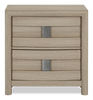 Rocco 6pc Bedroom Set, LED Storage Bed, Dresser, Mirror & Nightstand, Light Brown - Queen Size | Ensemble de chambre à coucher Rocco 6 pièces avec lit de rangement illuminé à DEL, commode, miroir et table de nuit, brun clair - format grand lit