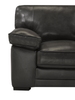 Rodeo 91” Top-Grain Genuine Leather Sofa with Removable Cushions – Charcoal | Sofa Rodeo de 91 po en cuir véritable de qualité supérieure avec coussins amovibles - anthracite