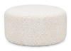 Pouf courbé personnalisable de Sofa Lab de 38 po fabriqué au Canada en tissu - Teddy Riverrock