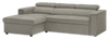 Sofa sectionnel Savvy 2 pièces en tissu d'apparence lin - gris