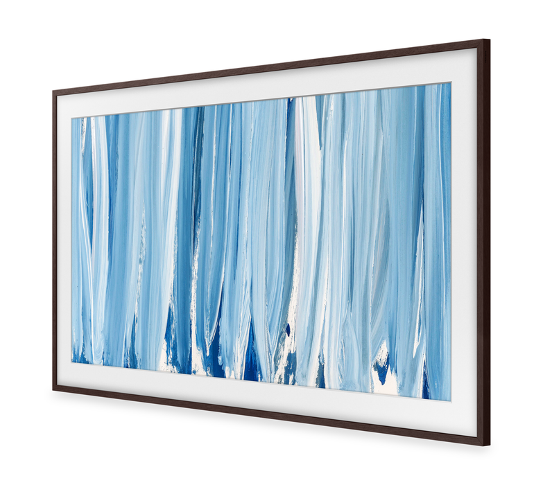 Cadre décoratif personnalisable pour téléviseur The Frame Pro de 65 po de Samsung - brun ambré