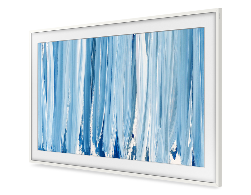 Cadre décoratif personnalisable pour téléviseur The Frame Pro de 55 po de Samsung - blanc  