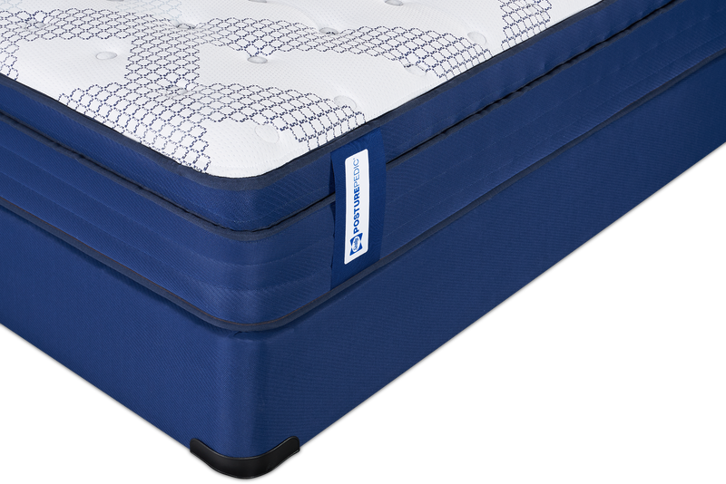 Ensemble matelas ferme à Euro-plateau Lambton PosturepedicMD de série 950 de Sealy pour grand lit