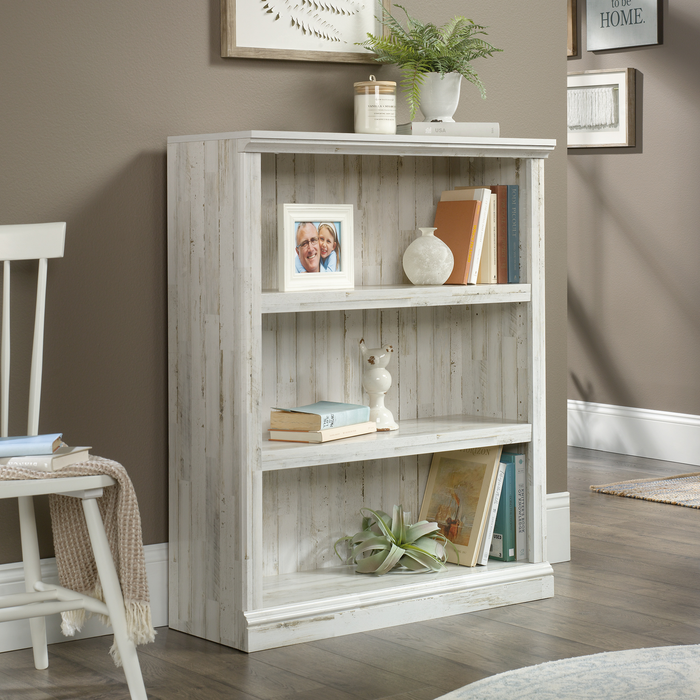 Bibliothèque Smyth de 35,28 po à 3 tablettes - planche blanche