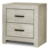 Soren Bedside 2-Drawer Nightstand, 22"W x 24"H - Bleached Oak | Table de nuit Soren de 22 po (L) x 24 po (H) à 2 tiroirs - chêne blanchi