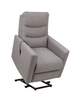 Stratford 29” Linen-Look Power Lift Reclining Chair - Grey | Fauteuil basculeur à inclinaison électrique Stratford de 29 po d’apparence lin - gris