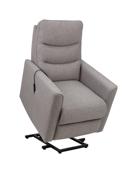 Fauteuil basculeur à inclinaison électrique Stratford de 29 po d’apparence lin - gris