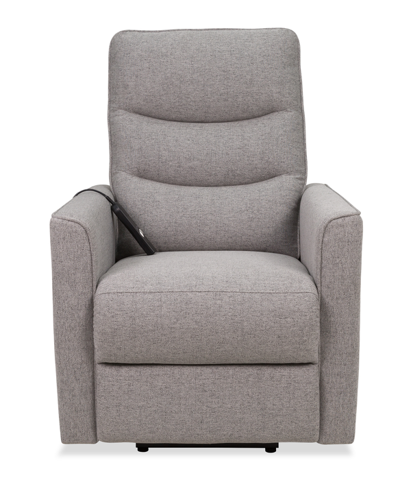 Fauteuil basculeur à inclinaison électrique Stratford de 29 po d’apparence lin - gris
