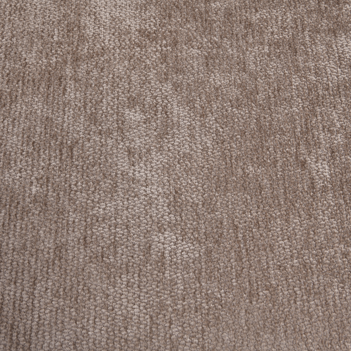 Sofa-lit sectionnel de gauche Sunset en tissu d’apparence lin avec ports USB - taupe