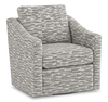 Fauteuil d’appoint pivotant personnalisable de Sofa Lab de 32 po fabriqué au Canada en tissu - tissu décoratif Flint