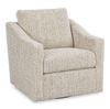 Made in Canada Sofa Lab Customizable Swivel 32" Fabric Accent Chair – Rust Accent Fabric  | Fauteuil d’appoint pivotant personnalisable de Sofa Lab de 32 po fabriqué au Canada en tissu - tissu décoratif Rust