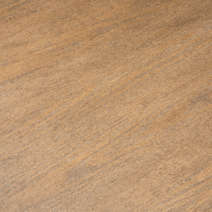 Table de salon Timber de 56 po avec dessus en marbre et rangement - brun sierra