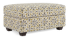 Made in Canada Customizable Sofa Lab Trunk 39" Fabric Storage Ottoman – Lemonade Accent Fabric | Pouf de rangement personnalisable Trunk de Sofa Lab de 39 po fabriqué au Canada en tissu - tissu décoratif Lemonade