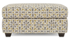Made in Canada Customizable Sofa Lab Trunk 39" Fabric Storage Ottoman – Lemonade Accent Fabric | Pouf de rangement personnalisable Trunk de Sofa Lab de 39 po fabriqué au Canada en tissu - tissu décoratif Lemonade