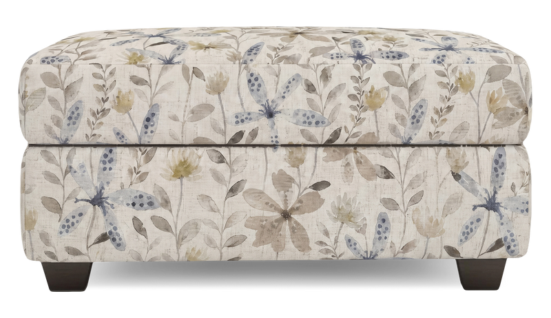 Pouf de rangement personnalisable Trunk de Sofa Lab de 39 po fabriqué au Canada en tissu - tissu décoratif Dust