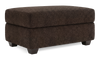 Pouf de rangement personnalisable Trunk de Sofa Lab de 39 po fabriqué au Canada en tissu - Teddy Walnut