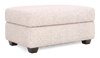 Pouf de rangement personnalisable Trunk de Sofa Lab de 39 po fabriqué au Canada en tissu - Chenille White