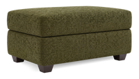 Pouf de rangement personnalisable Trunk de Sofa Lab de 39 po fabriqué au Canada en tissu - Chenille Moss