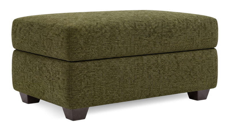 Pouf de rangement personnalisable Trunk de Sofa Lab de 39 po fabriqué au Canada en tissu - Chenille Moss