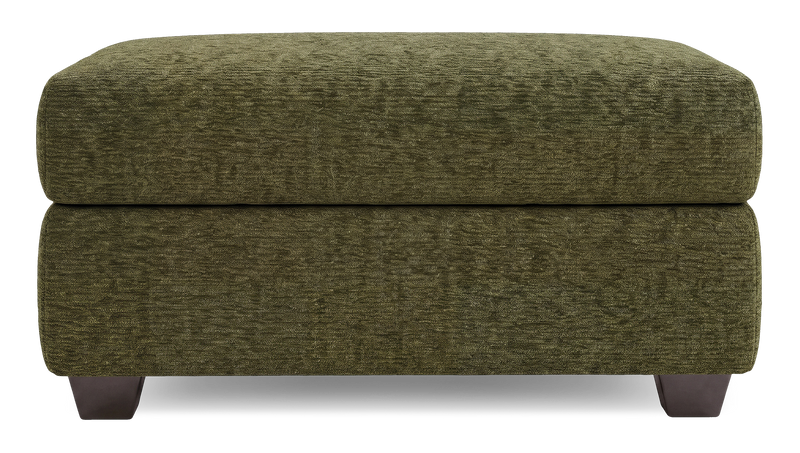 Pouf de rangement personnalisable Trunk de Sofa Lab de 39 po fabriqué au Canada en tissu - Chenille Moss