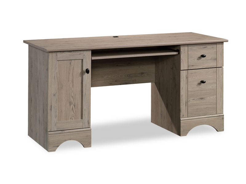 Bureau rustique Tyren de 59,45 po avec tiroirs - chêne Laurel 