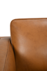 Viero 64.2" Genuine Leather Loveseat - Caramel   | Causeuse Viero de 64,2 po en cuir véritable - caramel