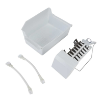 Trousse de machine à glaçons pour réfrigérateur Whirlpool - blanche - W11517113