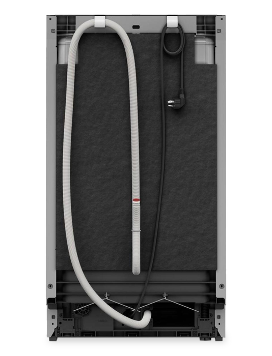 Lave-vaisselle Whirlpool de 18 po et de 48 dBA avec commandes à l’avant et bras gicleurs triples - acier inoxydable - WDFS5118SS